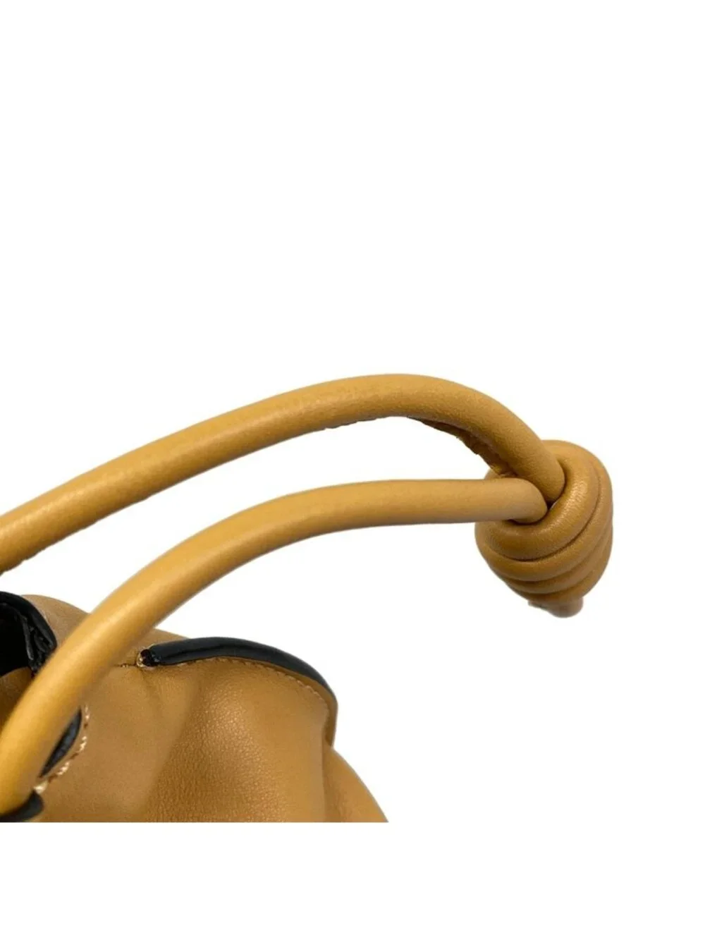 Loewe Clutch Flamenco Mini Light Brown Leather